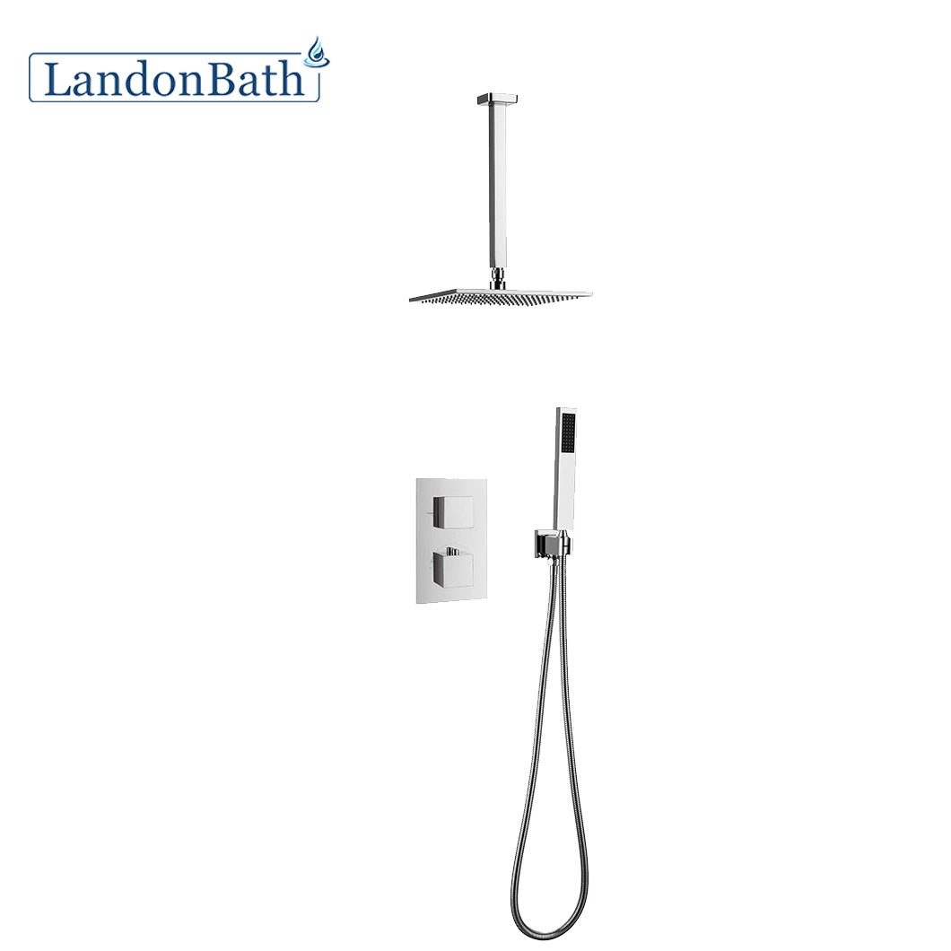 New Design Rainfall and Waterfall Shower Heads with Handheld Shower