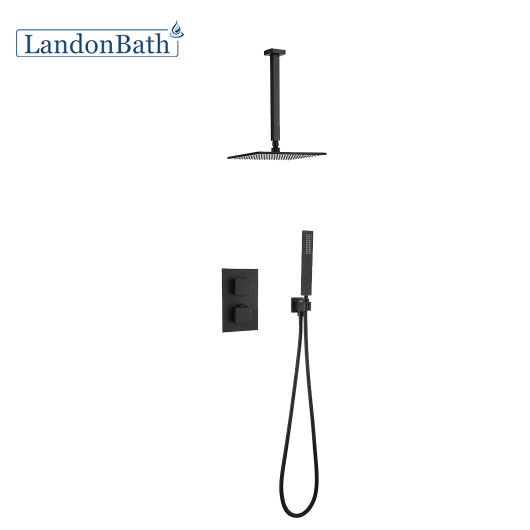 New Design Rainfall and Waterfall Shower Heads with Handheld Shower