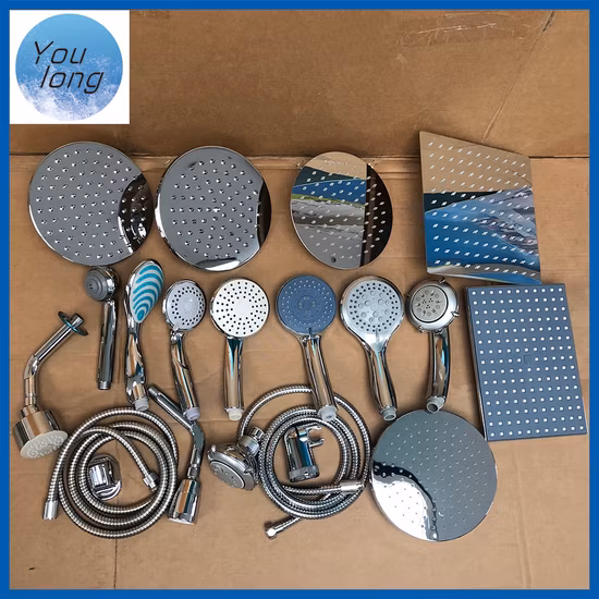 Хромированная отделка Мощный массажный душ с дождевой водой Однофункциональная струя Верхний СПА-душ